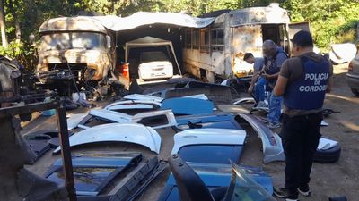 Desarmadero ilegal en Unquillo: secuestran motores robados y hay dos detenidos